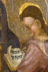 Picardía 080 - Laon - Museo - “Los Apóstoles” (detalle) - Maestro de las Horas de Rohan - pintura al óleo sobre roble del siglo XV